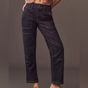 Anthropologie Pilcro The Wanderer Mid-Rise Relaxed Jeans Size 25